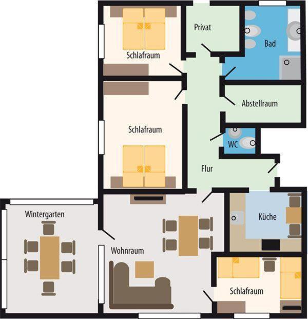 Haus Lily Nr.02 Bis Zu 6 Personen Davon Max. 2 Kinder Büsum Buitenkant foto